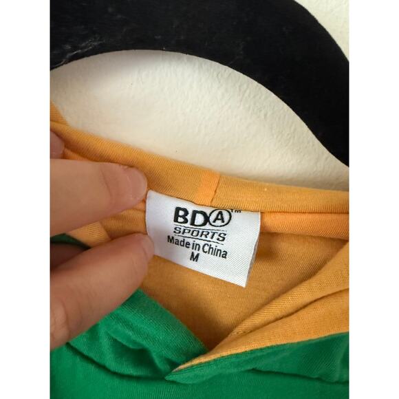 RARE Oakland Athletics Green/Gld Unisex Baseball Reversible ShortSleeve Hoodie-M - Picture 5 of 7